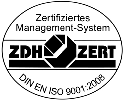 Symbol Zertifiziertes Management System - ZDH